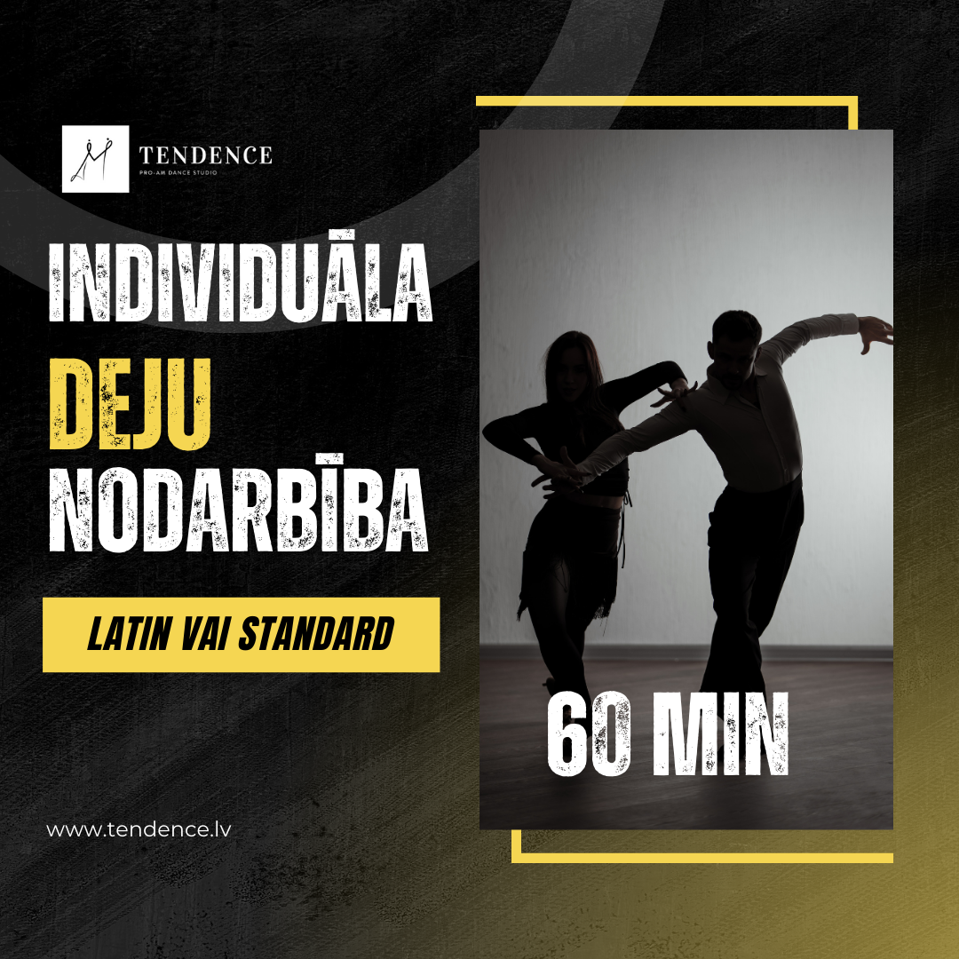 1 individuāla deju nodarbība (60 min)